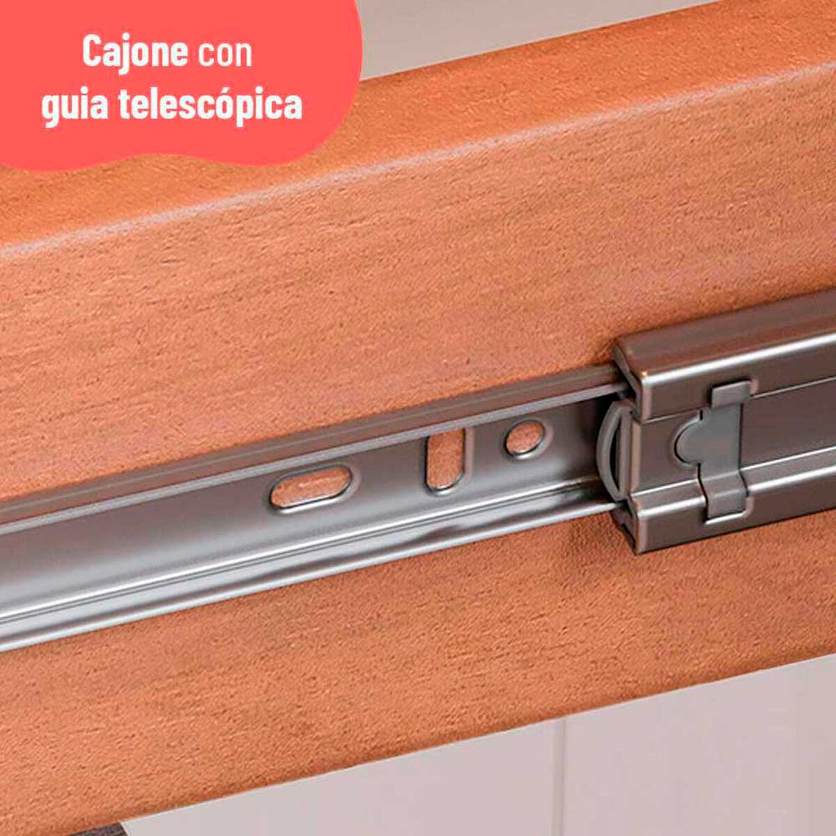 Mueble de Cocina Roca Macadamia Canela Blanco 1 Caj&oacute;n 4 Puertas