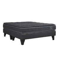 Cama Europea Celta King Black Elite Base Dividida