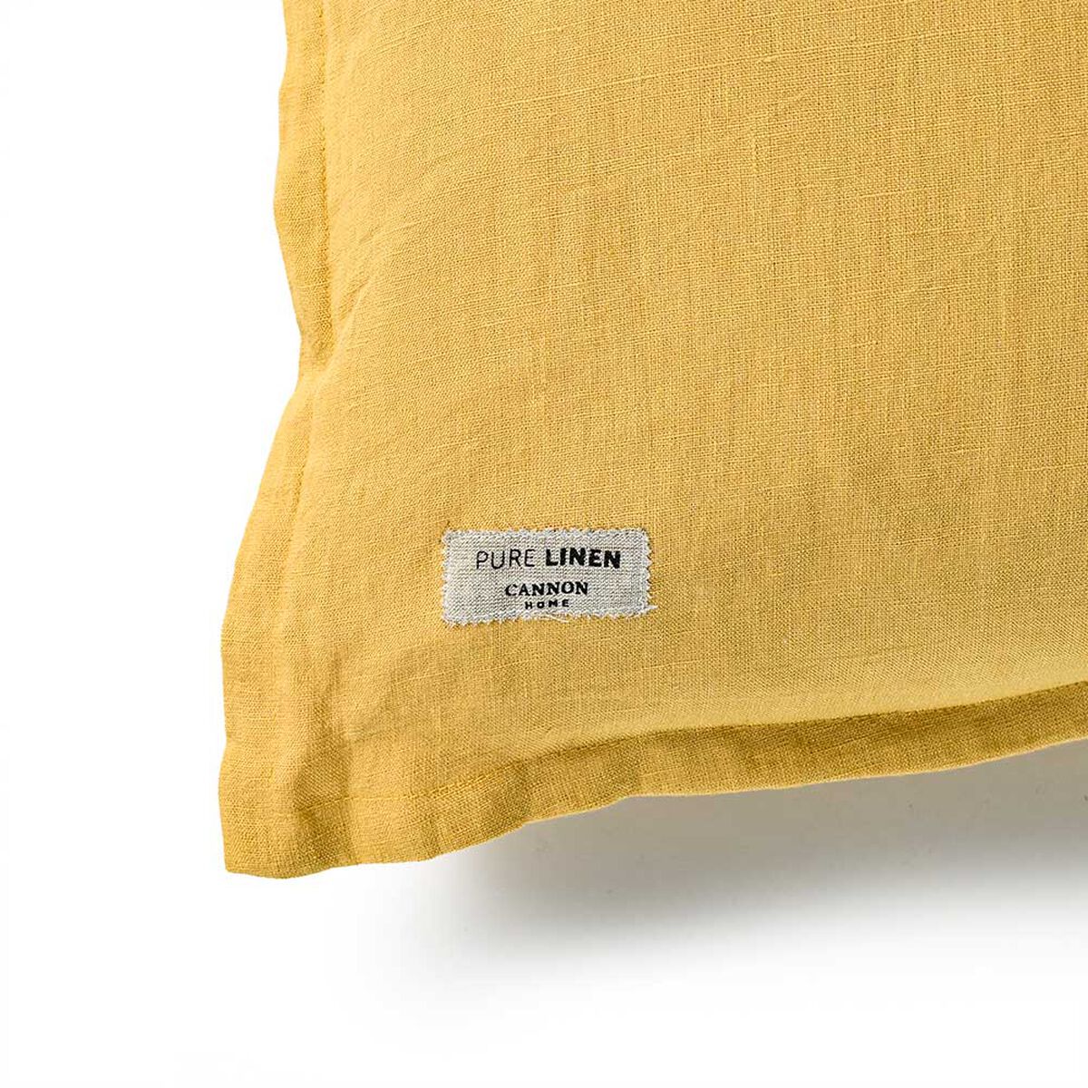 Cojín Cannon Lino Mostaza 60x60 cm