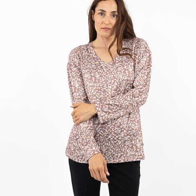 Sweater Mujer Portman Club Cafe, Gris, Negro