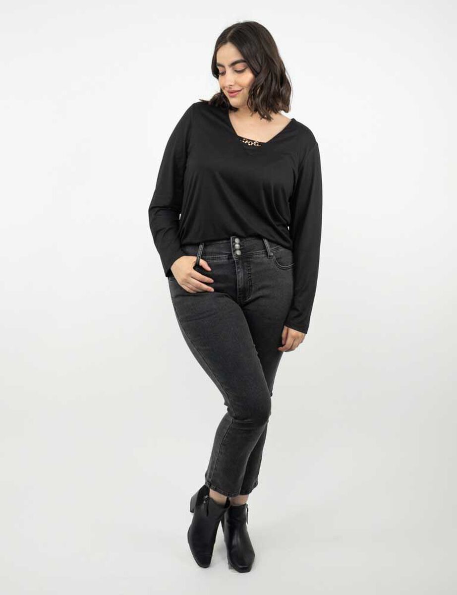 Jeans Recto Mujer Extralindas