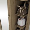 Zapatera Home Mobili Bardo 1 Puertas Café