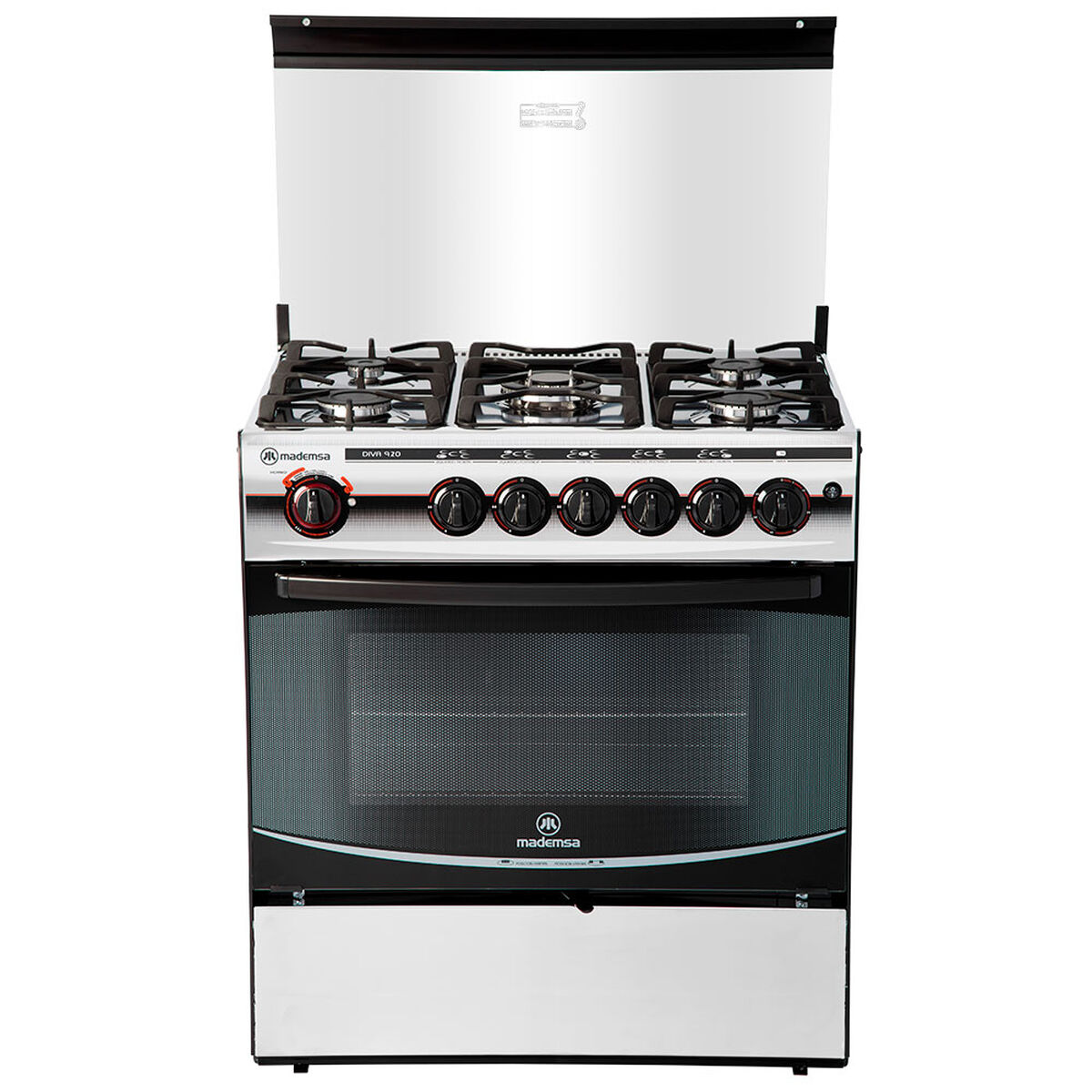 Cocina a Gas Mademsa Diva 920 5 Quemadores