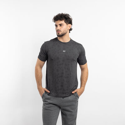 Polera Deportiva Manga Corta Hombre Black County