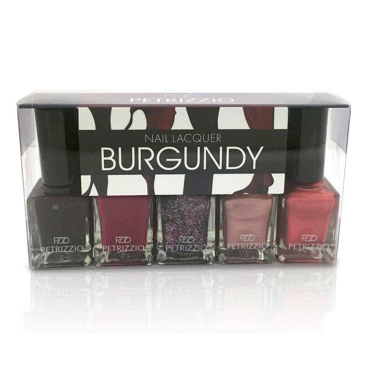 Set Petrizzio Nail Lacquer Set Burgundy