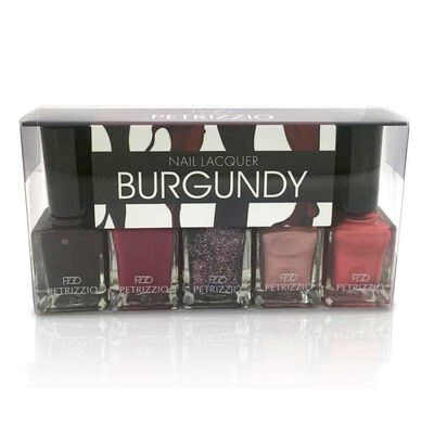 Set Petrizzio Nail Lacquer Set Burgundy