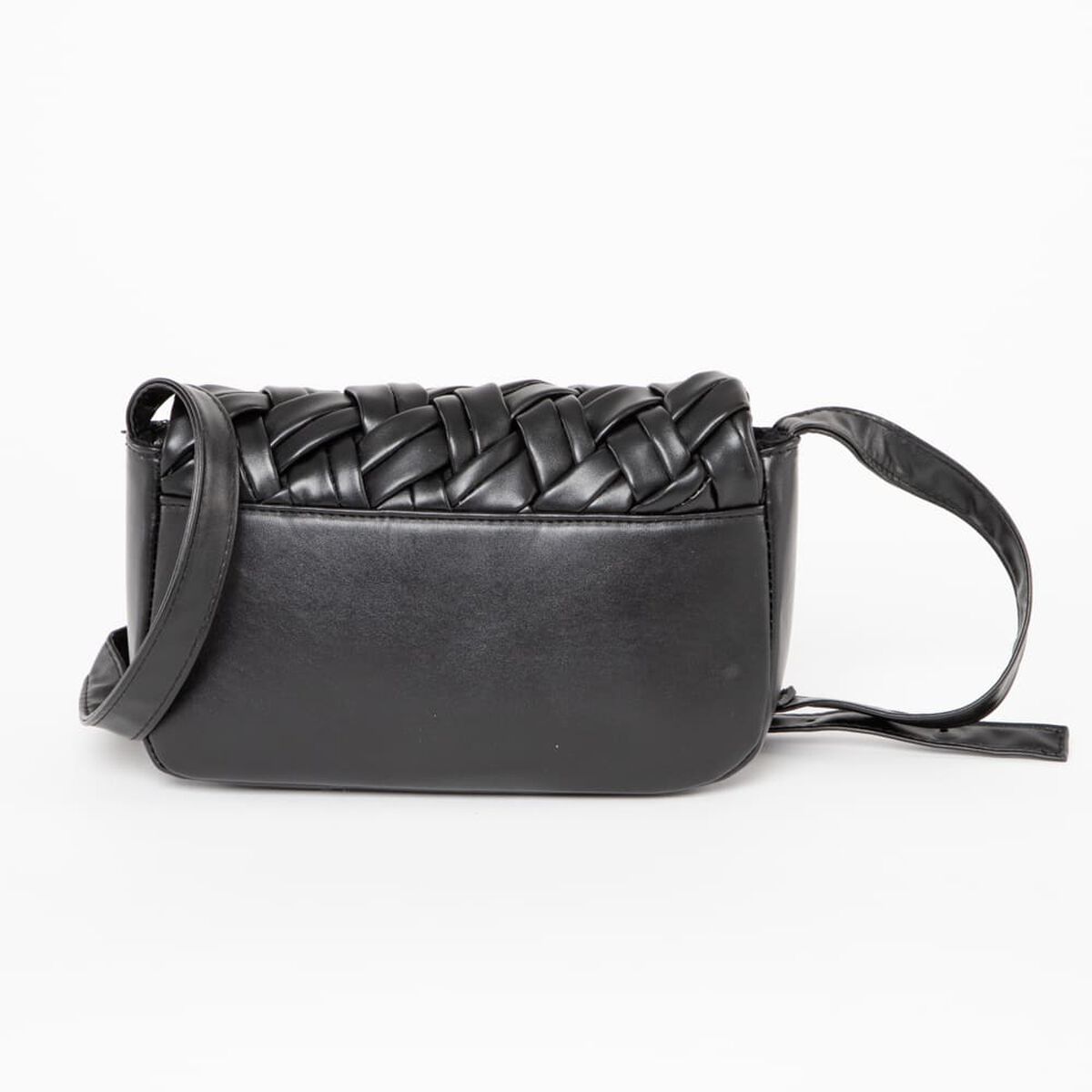 Bolso Cross Ecocuero Negro Fiorucci