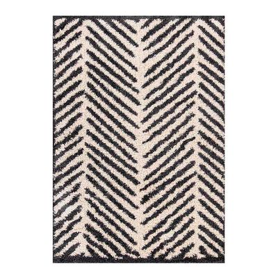 IDETEX Alfombra Idetex Shaggy Guiza 150 x 200 cm Blanco