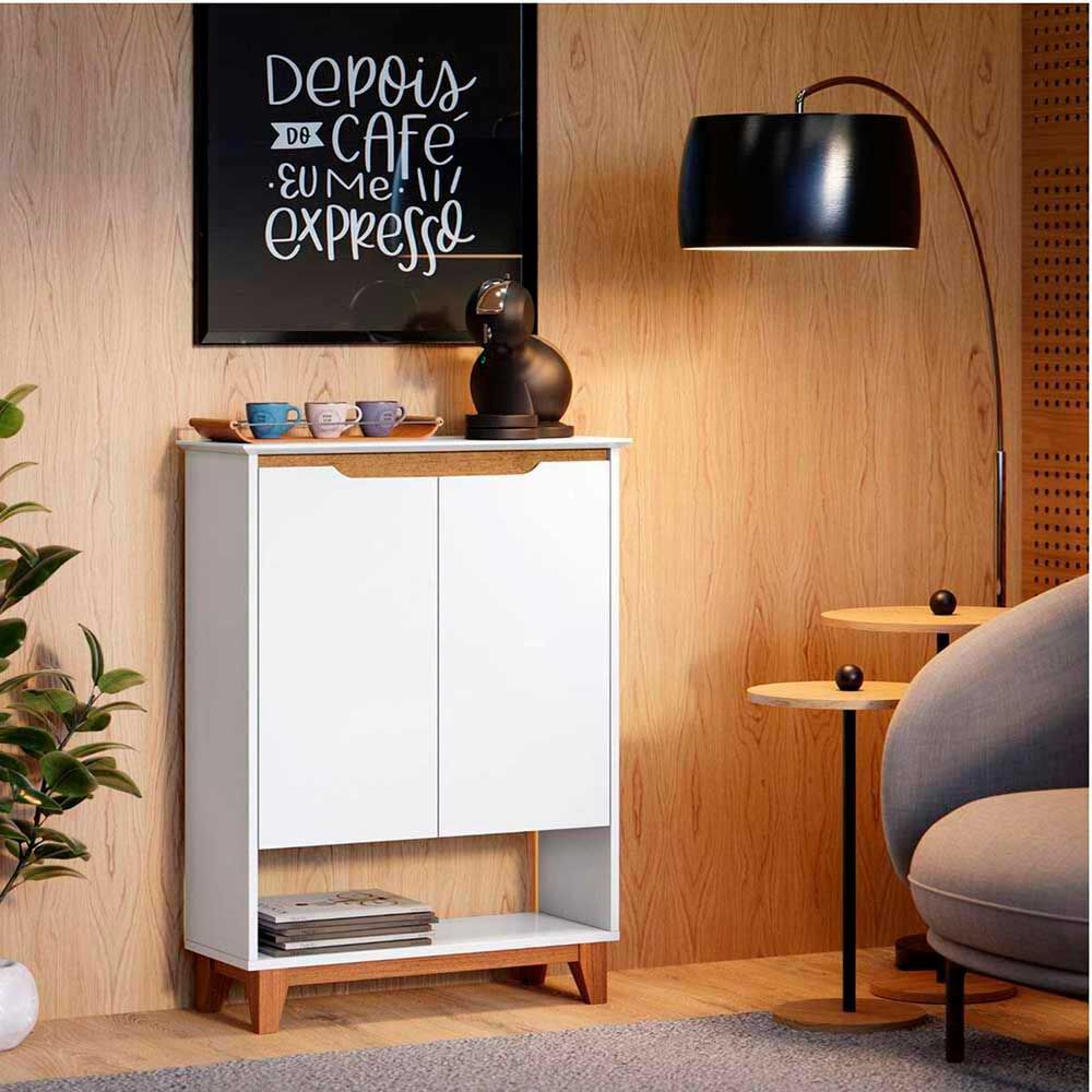 Cómoda Zapatera Onessta Hall 2 Puertas Blanco