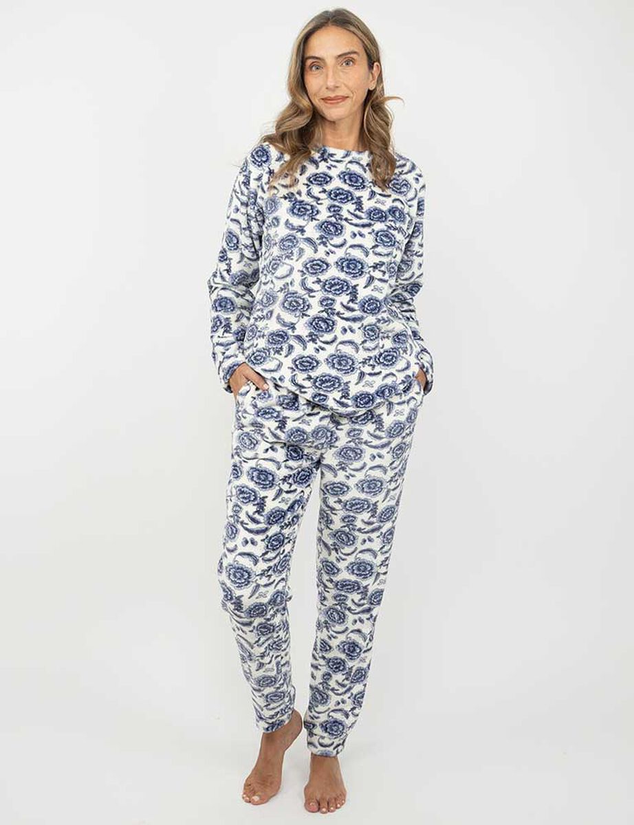 Pijama de Polar Mujer Portman Club