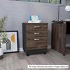 Mueble Archivador TuHome Home Office 3 Cajones Negro Soft Co&ntilde;ac