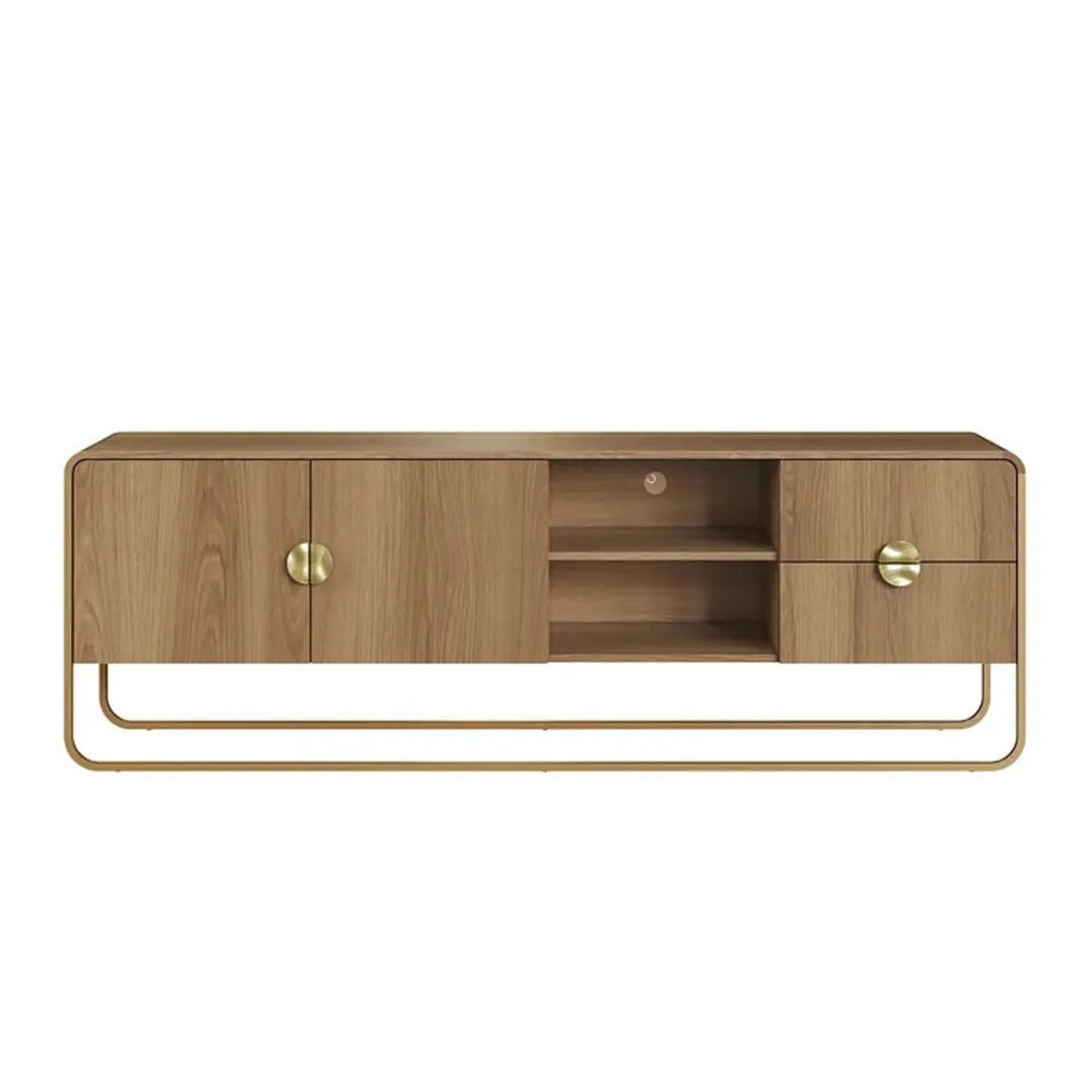 Rack Decocasa Luna Hasta 80" Natural