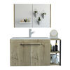 Combo Botiquín Bath 300 + Mueble Lavamanos Khari 100 TuHome