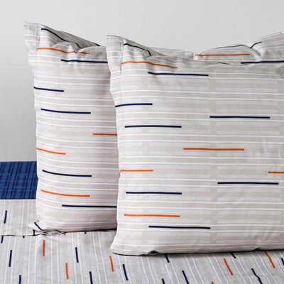 Imagen 2 del producto Juego de Sábanas American Family 144 Hilos 2 Plazas Trazos Beige