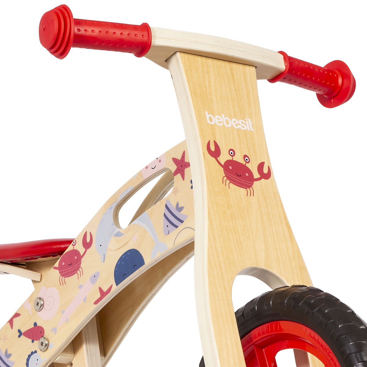 Bicicleta de Entrenamiento Roja Bebesit