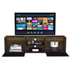 Rack TV TuHome Vassel Caramelo / Wengue  Hasta 80"