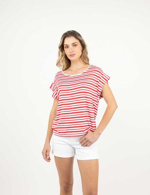 Imagen 1 del producto Polera Manga Corta Mujer Zibel Azul, Negro, Rojo, Verde