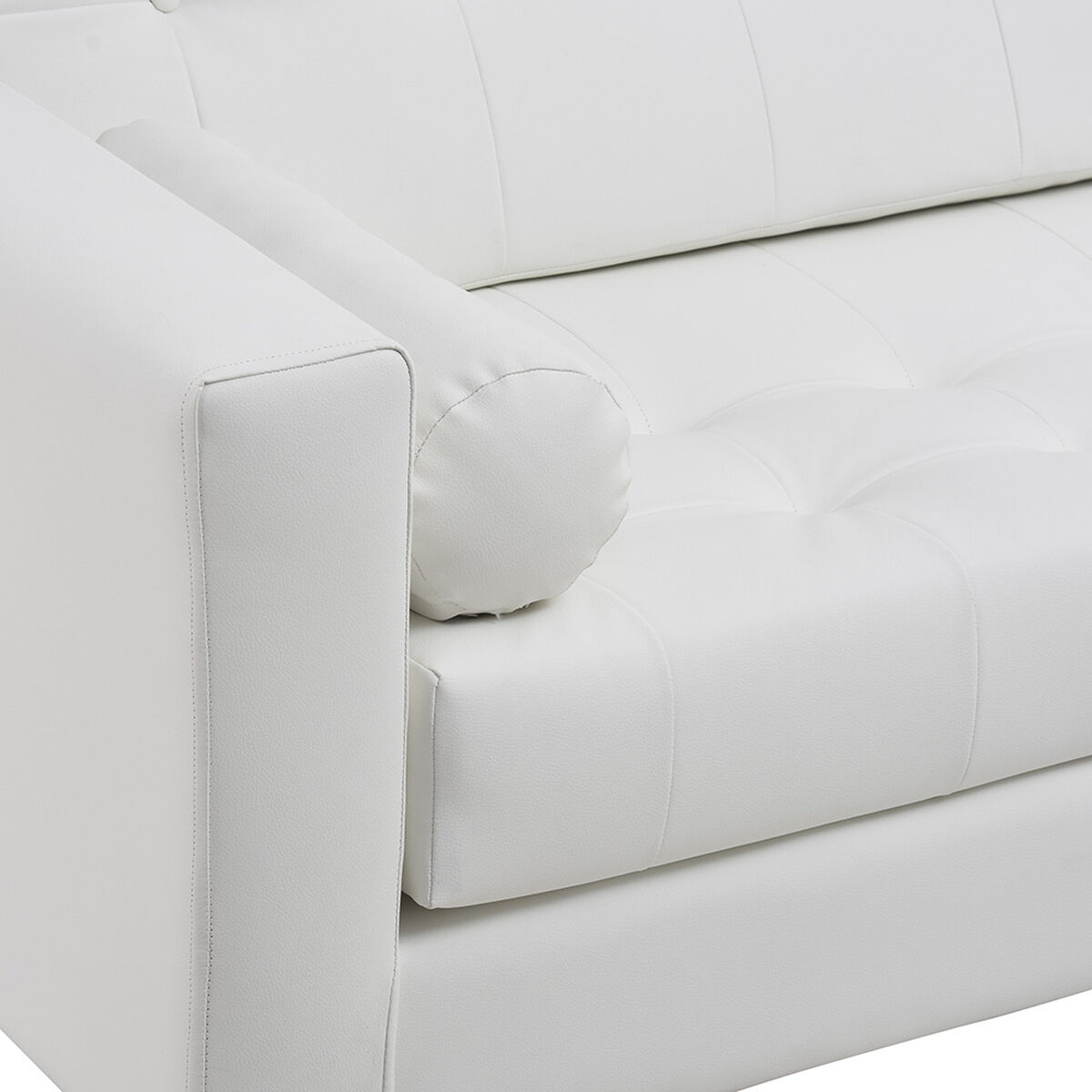Sofá Bodevir Retro 3 Cuerpos Blanco