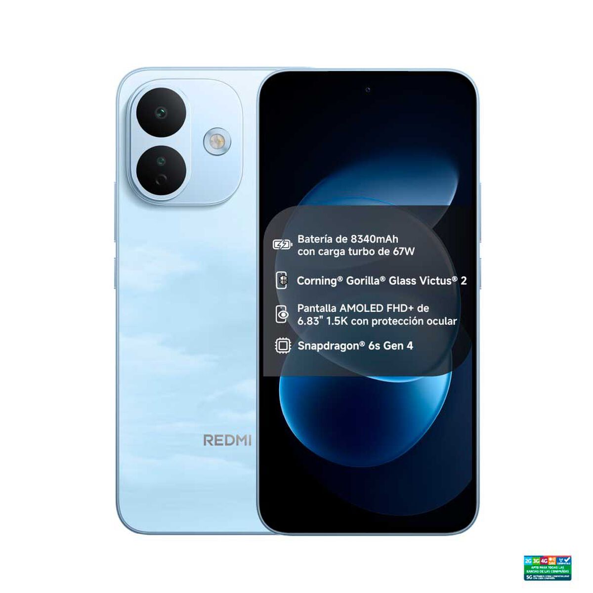 Celular Xiaomi Redmi Note 17 Pro 5G 256 GB 6,83" Azul