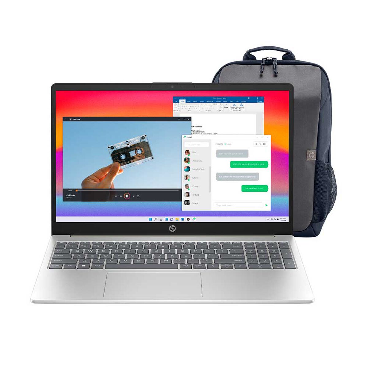 Notebook HP 15-FD0009LA Intel Core i3 8GB 256GB SSD 15,6"