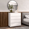 Cómoda Vekkahome Coimbra 4 Cajones Blanco