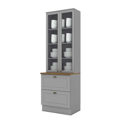 Mueble de Cocina Home Mobili Americana 2 Cajones 2 Puertas Blanco