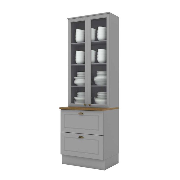 Mueble de Cocina Home Mobili Americana 2 Cajones 2 Puertas Blanco