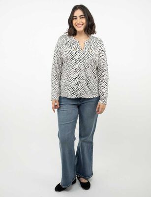 Imagen 2 del producto Polera Manga Larga Mujer Extralindas Blanco, Crudo, Negro, Taupe, Verde