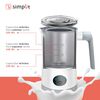 Espumador de Leche Simplit 4 en 1 Blanco