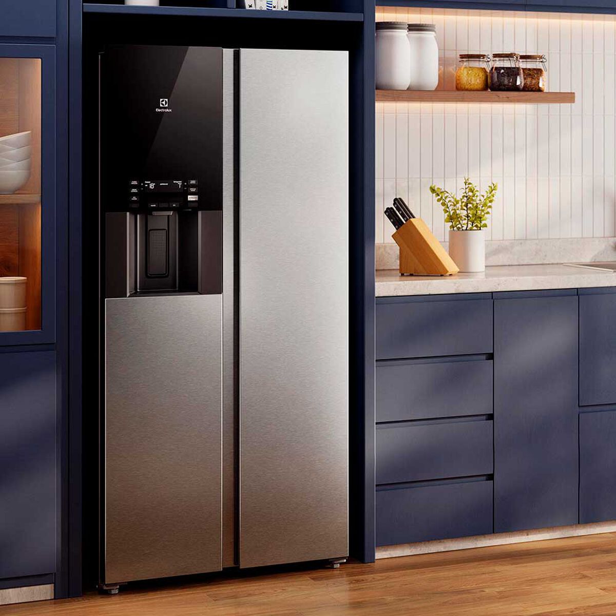 Refrigerador Side by Side Electrolux ES4WS 481 lts. Inox VCM