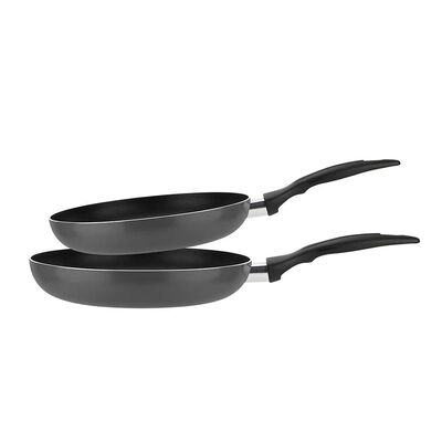 Set Sartenes Aluminio Fantuzzi Gourmet Gris 2 Piezas 20-24 cm