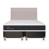 Box Spring CIC Base Dividida 2 Plazas New Ortopedic + Respaldo Tigris