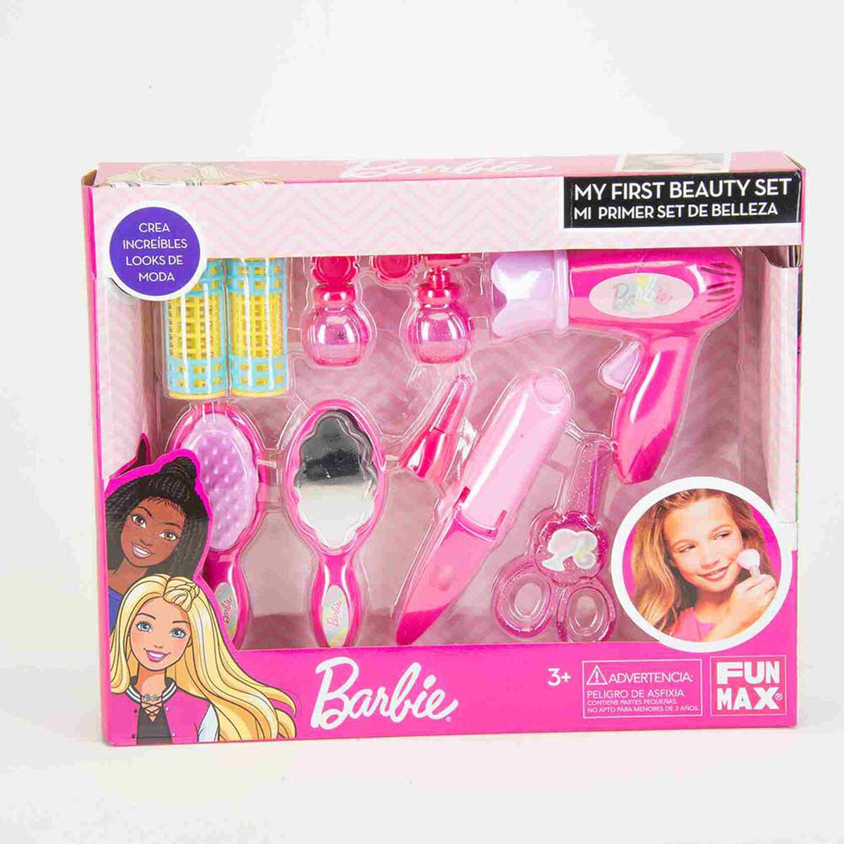 Set de Belleza Incluye 10 Accesorios Barbie