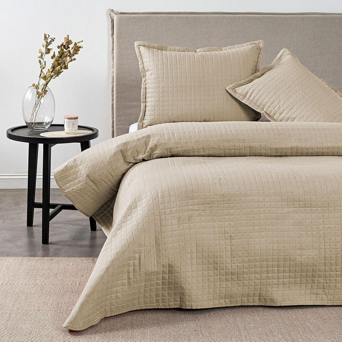 Quilt American Family Roller Heatpress King Beige