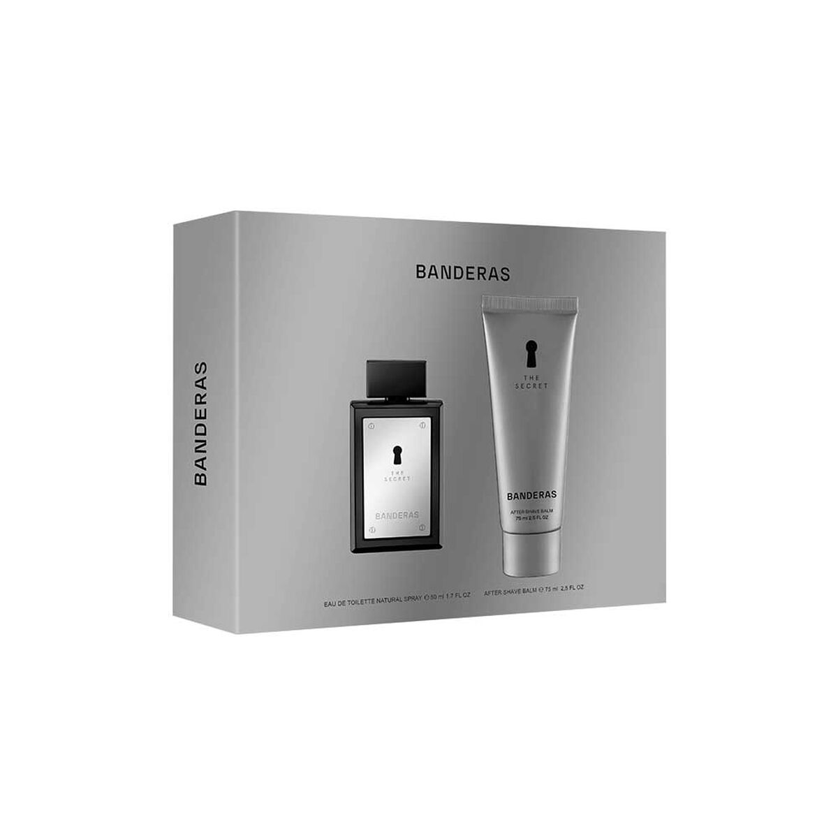 Set Perfume Antonio Banderas Hombre The Secret EDT 50 ml + Balsamo After Shave 75 ml