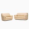 Juego de Living Cabsur Caburga Sofá 3 Cuerpos + Sofá 2 Cuerpos PU Beige
