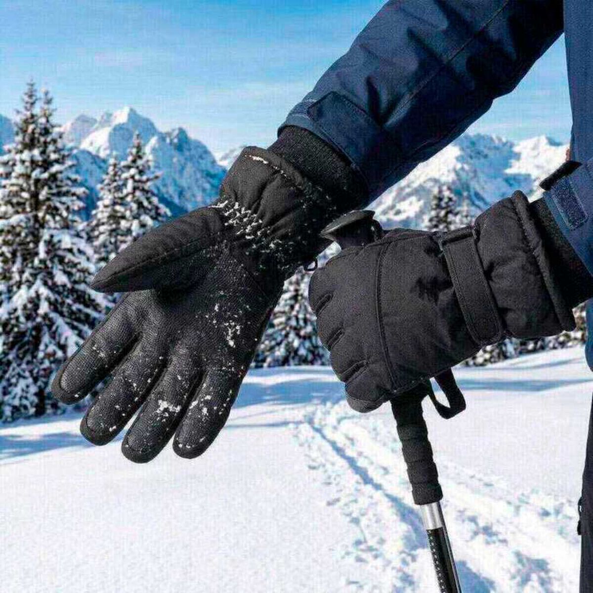 Guantes de Nieve T&eacute;rmicos Impermeables Touchscreen para Ski Snowboard Invierno Pro Outdoor