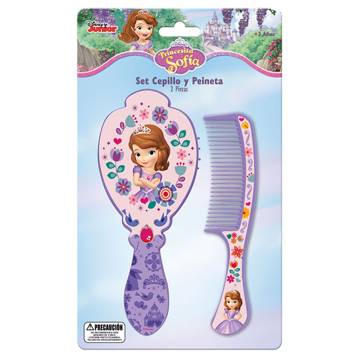 Set Cepillo Y Peineta Princesita Sofia Disney