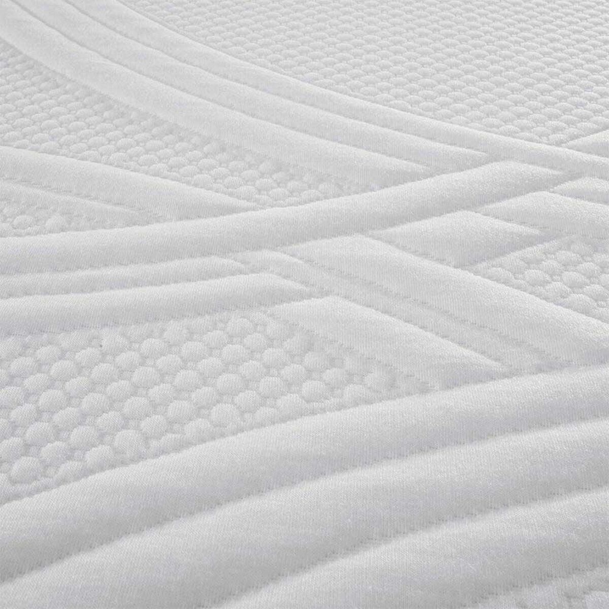 Cama Europea CIC 1,5 Plazas Ortopedic + Respaldo + Velador