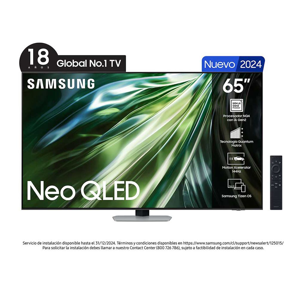 Neo QLED 65" Samsung QN90D 4K UHD Smart TV 2024