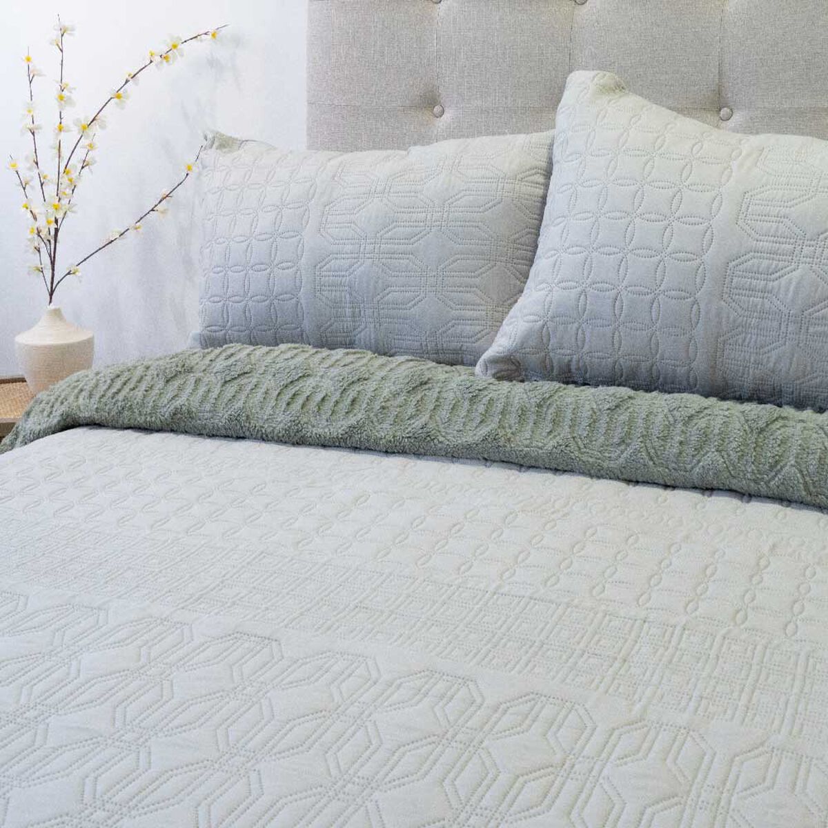 Quilt Doral 2,5 Plazas Viena Liso Arena