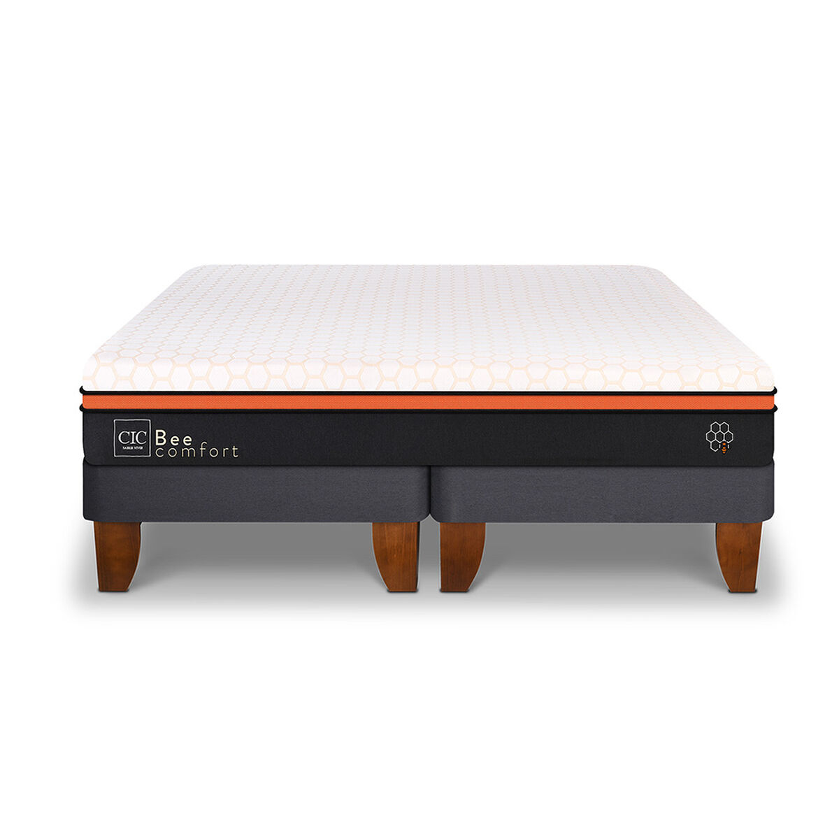 Cama Europea CIC Base Dividida King Bee Comfort