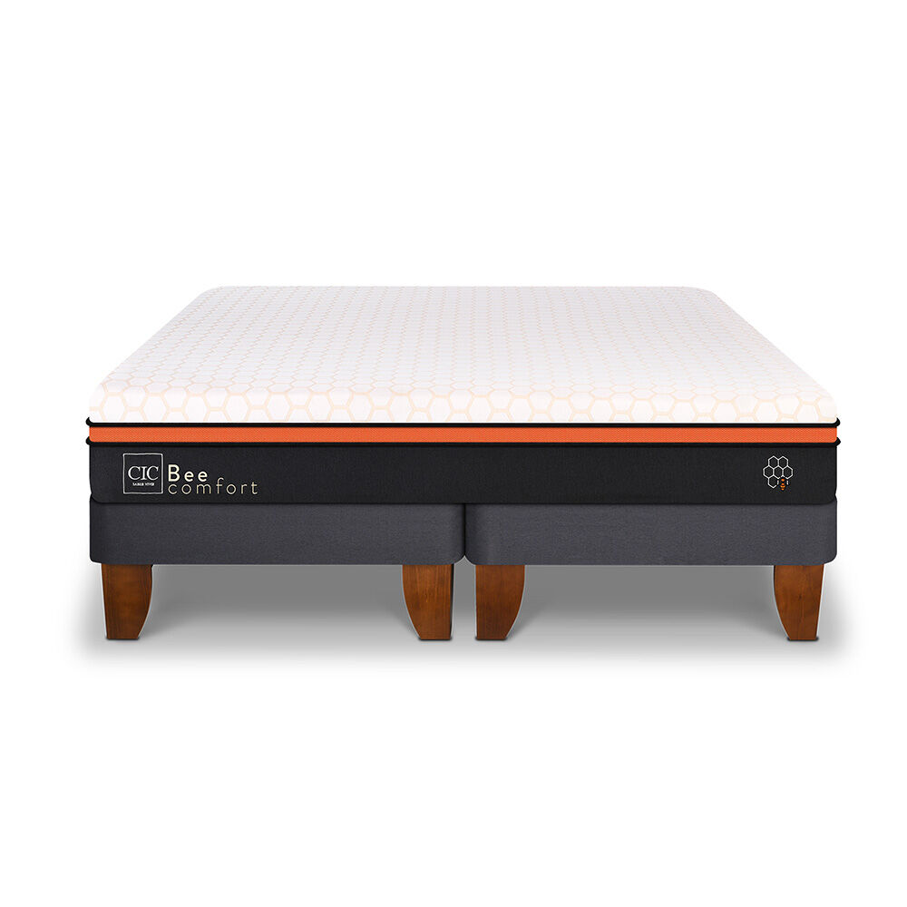 Cama Europea CIC Base Dividida King Bee Comfort