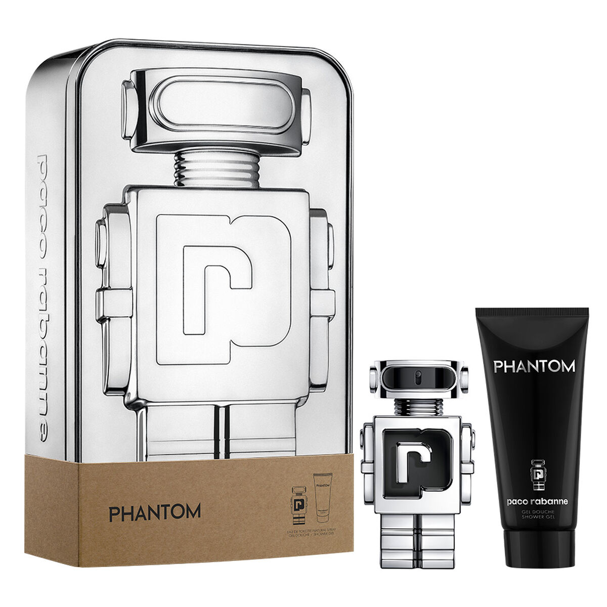 Set Perfume Paco Rabanne Phantom EDT 50 ml + Sg100 Launch/ Hd20