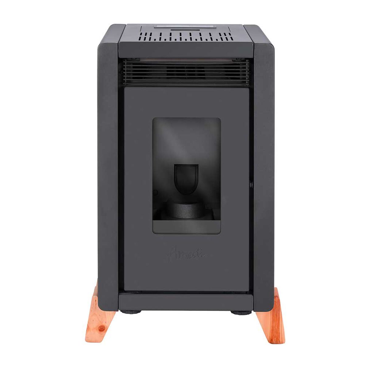 Estufa a Pellet Amesti Bambu 6000 Negro