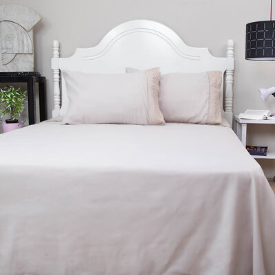 Imagen 2 del producto Juego de Sábanas Doral 2 Plazas Santorini Beige