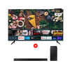 Combo LED 50" Samsung UN50AU7090GX Smart TV 4K UHD 2022 + Soundbar HW-T420/ZS Negro