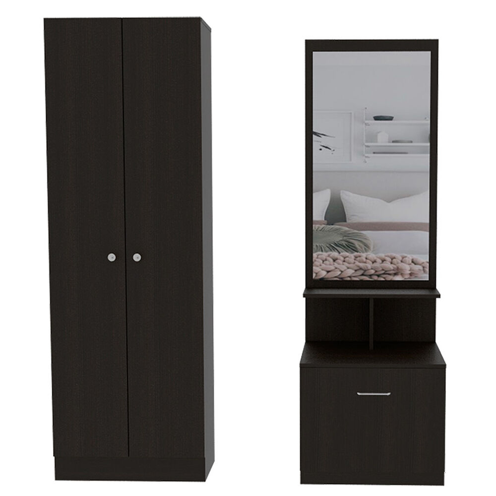 TUHOME Set Clóset + Velador Multifuncional z-54R