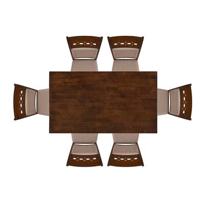 Imagen 2 del producto Juego de Comedor Dreams Lisboa 6 Sillas Café