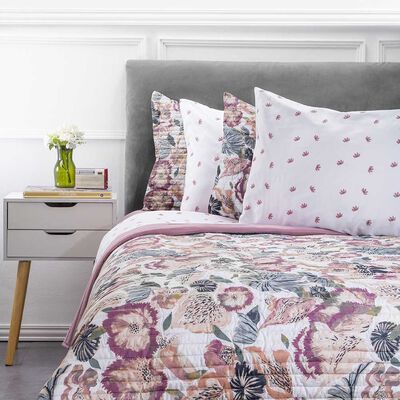 Imagen 1 del producto Set Quilt + Juego de Sábanas Dreams 1,5 Plazas Valeria